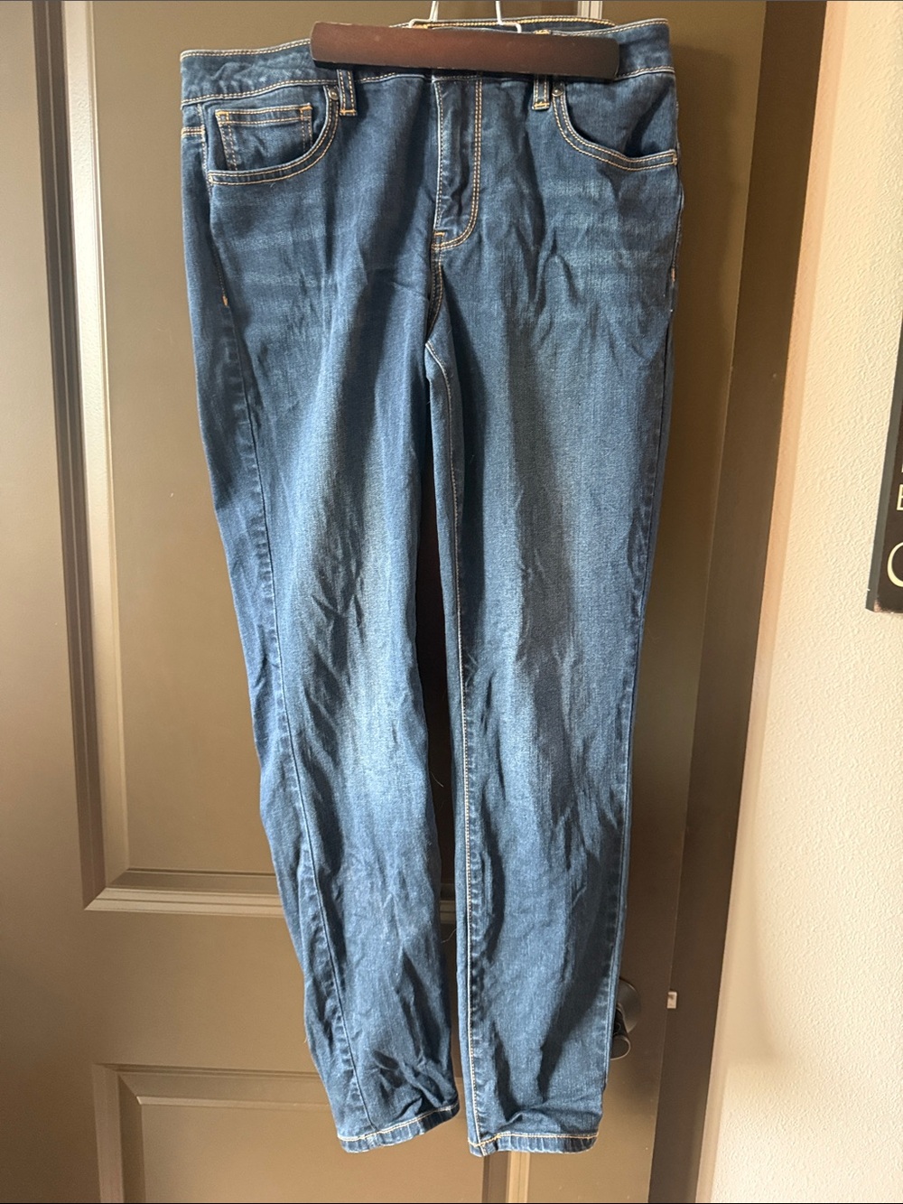 Buffalo David Bitton Women's Skinny Jeans Mid Rise in Medium Blue